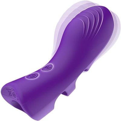 Newly Electric Silicone Finger Sleeves Finger Massage, 10 Vibrador, Women Toy Waterproof Rechargeable Gifts for Women and Couple BSZ0021