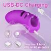 Newly Electric Silicone Finger Sleeves Finger Massage, 10 Vibrador, Women Toy Waterproof Rechargeable Gifts for Women and Couple BSZ0021 view 2