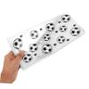 WESIEVYA 100pcs Soccer Party Favor Bags with Twist Ties Black and White Football Candy Goodie Treat Snack Bags for Birthday, Wedding, and Sports Event Packaging view 4