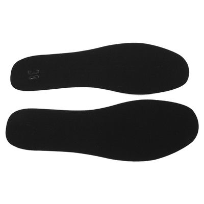 NIYANGLE Puncture-Proof Work Insoles Double-Sided Sweat-Absorbing Hard Anti-Nail Steel Plate Inserts for Construction Labor Safety Shoes Size 38