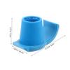 PartyKindom Walker Ski Glides Pads 2pcs Blue Non-Slip Foot Pads for Walkers and Crutches Mobility Accessories for Seniors Indoor Outdoor Use view 2