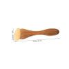 DECHOUS Natural Sandalwood Gua Sha Scraping Stick, Horn-Shaped Meridian Massage Tool for Face and Body, Wooden Acupressure Massage Stick for Self-Massage and Muscle Relief view 2