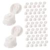 FENICAL 50pcs Plastic Toothpaste Flip Caps with Screw-in Design 13.7mm Inner Diameter No-mess Adapter for Travel and Toothpaste Tube Accessories view 1
