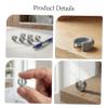 WEKAMOS 6pcs Cane Attachment Walker Latch Clamp C-Shape Pin Lock 25mm Grey Tube Clips for Walking Stick Accessories and Mobility Aid Safety view 3