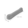 KOMBIUDA 4pcs Universal Crutch Underarm Pad Covers with Soft TPR Cushions Grey Crutches Armpit Cushions for Comfortable Walking for Adults view 2