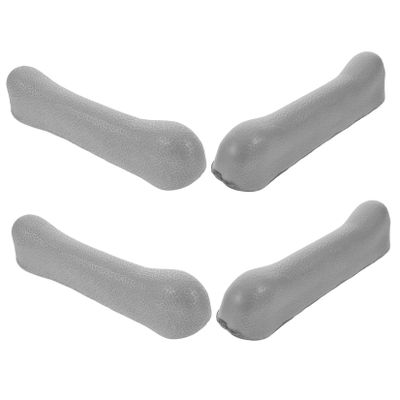 MALUGOGO 4pcs Underarm Crutch Cushion Pads Replacement Soft TPR Walking Stick Pads for Comfortable Support and Pressure Relief, Suitable for Mobility Aid Users