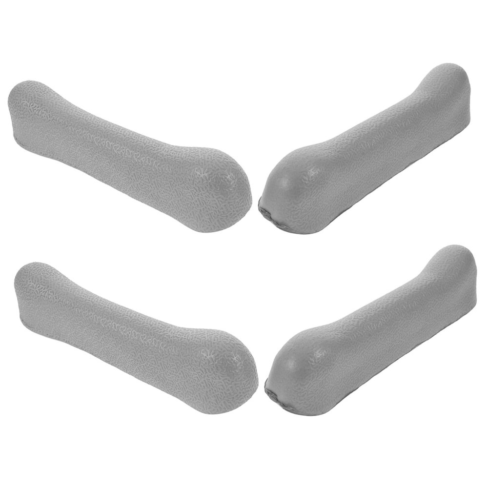 MALUGOGO 4pcs Underarm Crutch Cushion Pads Replacement Soft TPR Walking Stick Pads for Comfortable Support and Pressure Relief, Suitable for Mobility Aid Users