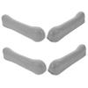 MALUGOGO 4pcs Underarm Crutch Cushion Pads Replacement Soft TPR Walking Stick Pads for Comfortable Support and Pressure Relief, Suitable for Mobility Aid Users view 1