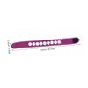 SOLUSTRE Adjustable Acupressure Headband 2pcs Set Black Purple, Portable Muscle Relaxation Wrap with Acupuncture Points, Comfortable Facial Massage Strap for Scalp and Face Therapy view 2