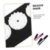 SOLUSTRE Adjustable Acupressure Headband 2pcs Set Black Purple, Portable Muscle Relaxation Wrap with Acupuncture Points, Comfortable Facial Massage Strap for Scalp and Face Therapy view 3