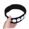 SOLUSTRE Adjustable Acupressure Headband 2pcs Set Black Purple, Portable Muscle Relaxation Wrap with Acupuncture Points, Comfortable Facial Massage Strap for Scalp and Face Therapy view 4