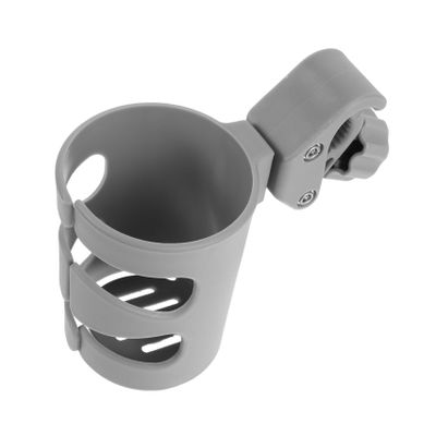 TEHAUX Stroller Cup Holder and Portable Bike Cup Holder Rack 360 Rotatable for Wheelchairs Walkers and Shopping Carts Universal Fit with Shockproof Design for Travel and Daily Use