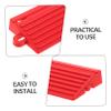 CLISPEED 10pcs Red Plastic Threshold Ramps for Garage Floor Edge Wheelchair Access Ramp and Car Curb Bumper for Doorway Home Sweeper for Electric Scooter Mobility view 3