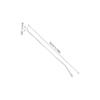 GARVALON Roller Mop Replacement Handle and Pull Rod 31cm Stainless Steel Tension Rod with Hook Mop Repair Accessory Maintenance and Cleaning Tools view 2