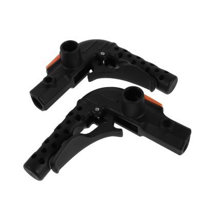 GARVALON Wheelchair Hand Brake Levers 1 Pair Long Left and Right Manual Brake Replacement Parts Mobility Aid Accessories for Elderly Wheelchair Repair
