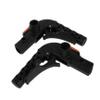 GARVALON Wheelchair Hand Brake Levers 1 Pair Long Left and Right Manual Brake Replacement Parts Mobility Aid Accessories for Elderly Wheelchair Repair view 1