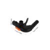 GARVALON Wheelchair Hand Brake Levers 1 Pair Long Left and Right Manual Brake Replacement Parts Mobility Aid Accessories for Elderly Wheelchair Repair view 2