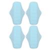 BCOATH Reusable Washable Feminine Sanitary Pads 4pcs Set Mesh Cloth Menstrual Pads Portable Professional Sanitary Napkins for Period Care Women Random Color view 1
