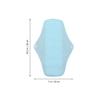 BCOATH Reusable Washable Feminine Sanitary Pads 4pcs Set Mesh Cloth Menstrual Pads Portable Professional Sanitary Napkins for Period Care Women Random Color view 2