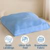 Skil-Care Crash Pad Cover Replacement | Cozy Cloth Soft Replacement Cover for Kids Crash Pad | Sensory Mat for Active Play | Washable Soft Landings for Indoor & Outdoor | Cozy Light Blue - 6x8 FT view 3
