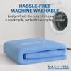 Skil-Care Crash Pad Cover Replacement | Cozy Cloth Soft Replacement Cover for Kids Crash Pad | Sensory Mat for Active Play | Washable Soft Landings for Indoor & Outdoor | Cozy Light Blue - 6x8 FT view 4