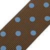 Grosgrain Color Dots Ribbon, 7/8-Inch, 10-Yard, Brown/Blue view 2