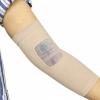 EDWERD PICC Line Cover with Mesh Window Arm Sleeve for Upper or Lower Arm, Non Slip Silicone Gasket, Comfortable IV & Cast Protector, 1 Pc (Beige Tone-L) view 1