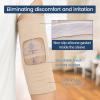 EDWERD PICC Line Cover with Mesh Window Arm Sleeve for Upper or Lower Arm, Non Slip Silicone Gasket, Comfortable IV & Cast Protector, 1 Pc (Beige Tone-L) view 2