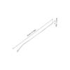 TOVINANNA Roller Mop Rod Replacement Parts 31cm Metal Pull Rod with Perforated Hook Mop Handle Repair Accessories for Home Cleaning view 2