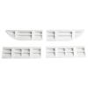 KoiLykke Silicone Threshold Ramp for Robotic Vacuums, Adjustable 26.8-30.3 Inch Strip for 0.55-0.9 in Heights, Compatible with Yunzhijia view 3