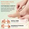 20 PCS Pre-Cut Toe Support Kinesiology Tape - Extra Thick Non-Slip Foot Care Strips for Big Toe Alignment and Friction Buffer - Elastic Water-Ripple Adhesive Straps for Men and Women, Skin Color view 2