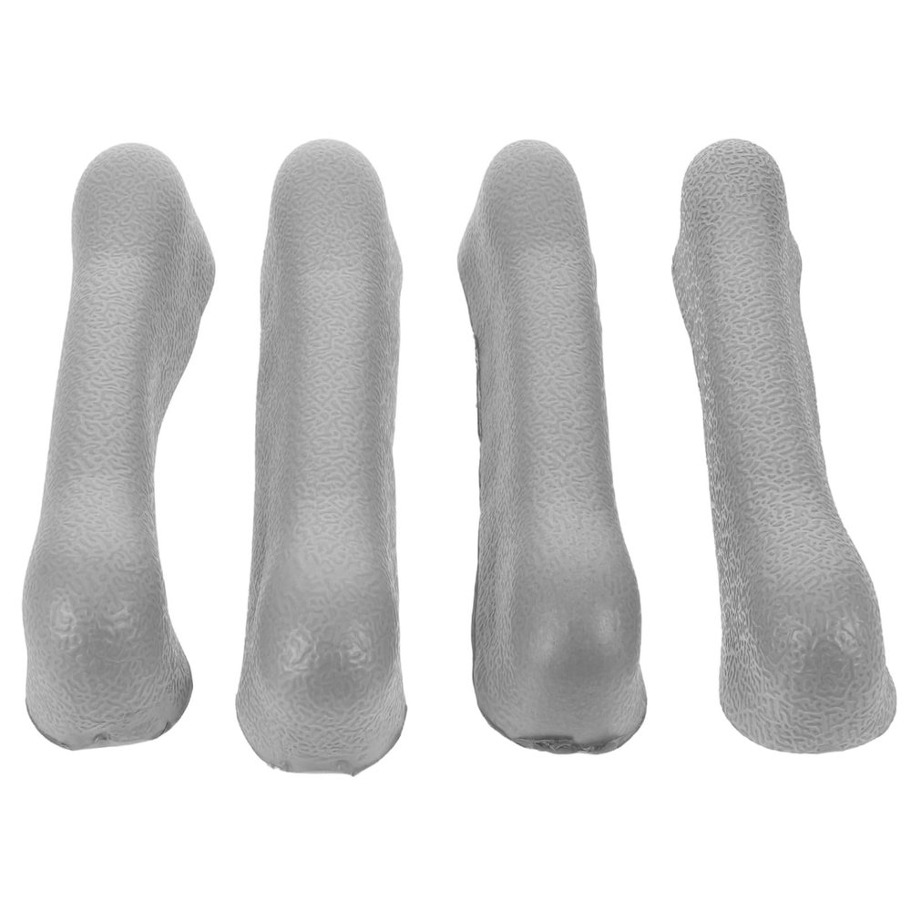 ibasenice Underarm Crutch Pads and Hand Cushions 4pcs Soft TPR Padding Replacement Covers for Adult Crutches Comfortable Walking Aid Accessories