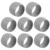 Alipis 8pcs Road Bike Handlebar Tape with Silicone Fixing Rings, Nonslip Wrap Sleeves for Bicycle Grip, Sturdy Cycling Handlebar Tape Wrap for Mountain and Road Bikes view 1