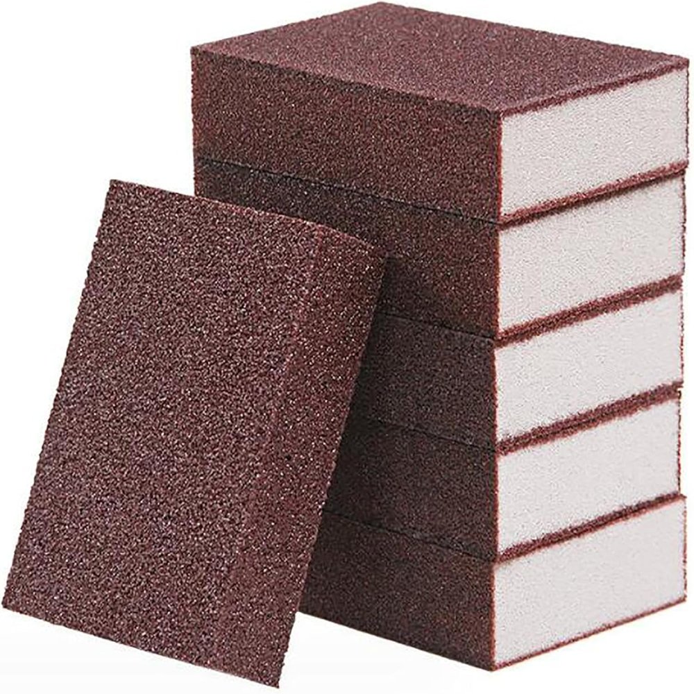 Magic Emery Cleaning Sponge - 2026 New Carborundum Sponge,Scrub Pad Pot Scrubber,Pot Scrubber for Removing Rust and Cleaning Pots and Pans (5, Sponge)