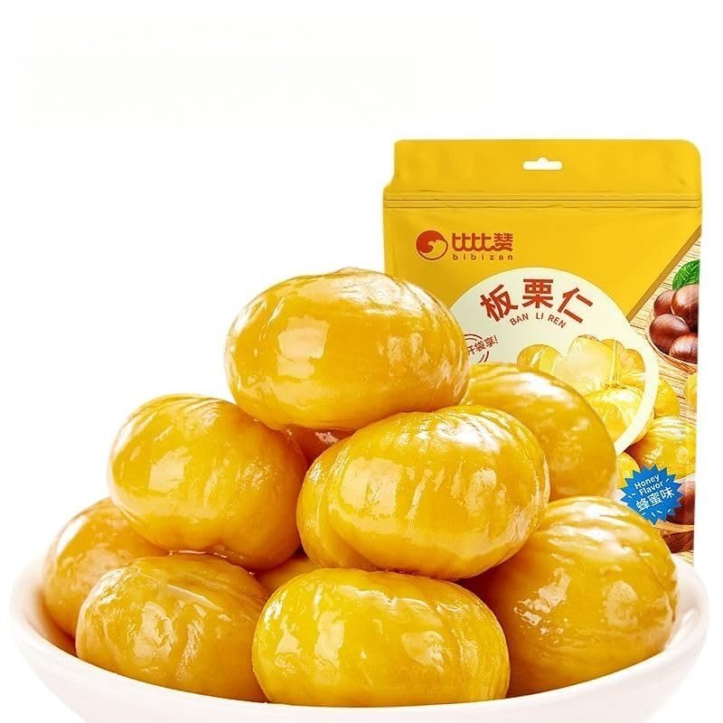 Honey Flavored Roasted Chestnut Snack (60g/pack) Nut Snack, Fresh Chestnut Kernels, Delicious Nuts, Afternoon Tea Dessert, Casual Products (1 bag)