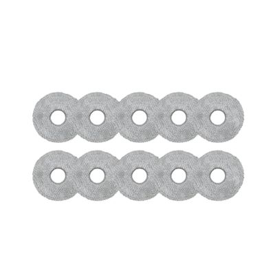 10 Pack Replacement Mop Pads for Dreame L40 Ultra/X40 Ultra/X50 Ultra/L50 Ultra/L10S Ultra/ L10s Pro Ultra Heat/L10S Ultra Gen2/L40S Ultra/X30 Ultra Robot Vacuum Washable Microfiber Mop Cloths