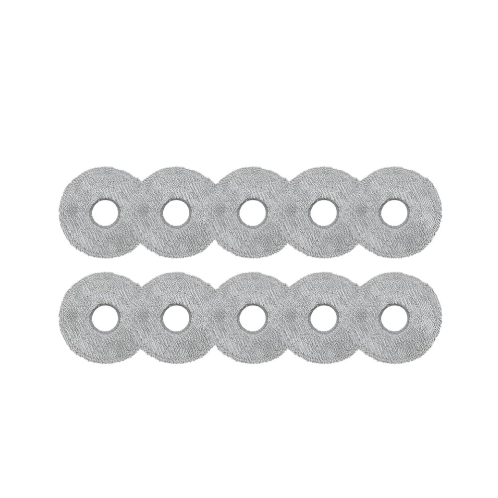 10 Pack Replacement Mop Pads for Dreame L40 Ultra/X40 Ultra/X50 Ultra/L50 Ultra/L10S Ultra/ L10s Pro Ultra Heat/L10S Ultra Gen2/L40S Ultra/X30 Ultra Robot Vacuum Washable Microfiber Mop Cloths