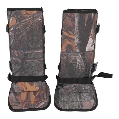 BowyTrading Lightweight Breathable Polyester Snake Gaiters Snake Proof Leg Guards for Hiking Camping Mountaineering (Leaf)