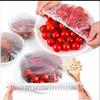 500 pieces of reusable thick elastic food grade cling film - tight mouthed household cling cover, transparent stretch plastic bowl and plate sealing cover, suitable for kitchens and restaurants view 3