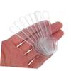 IWOWHERO 100pcs Disposable Mini Ice Cream Spoons Plastic Tasting Spoons for Yogurt Pudding Sampling Small Serving Utensils Individually Packaged 7.5cm view 4