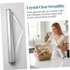 Luxshiny 1.4 Mil Bopp Cellophane Flower Wrap Roll for Wrapping and Candy Packaging, Crystal Presentation Excellent Visibility and Easy DIY Sizing for Small Bakery and Floral Display view 3