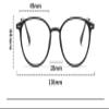 Shiratori Retro Round Blue Light Blocking Glasses for Women Men, Lightweight Metal Temple Eyeglasses Matte Black view 2