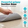 Shower Foot Scrubber Mat with Non-Slip Suction Cups, Silicone Back Washer Exfoliating Bath Wash Pad Wall Mounted, Foot Massager Mat for Men & Women to Soothe Achy Feet (1, Green) view 4