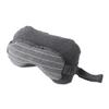 KICHOUSE 2-in-1 Eye Mask and U-Shaped Travel Neck Pillow, Sweat-Absorbent Foam Particle Support Cushion for Home, Office, and Airplane Sleep, Deep Gray view 1