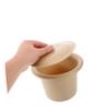 TOVINANNA Portable Adult Plastic Chamber Pot with Lid Hygienic Round Bedside Commode Bucket for Home and Travel Use, Lightweight and Ergonomic Design with Simple to Clean Surface view 3