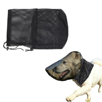 Foxtail Mask for Dogs, Field Net Guard Dog Foxtail Protection Hood for Dogs Prevent Foxtails Thorns Rocks Insects, Lightweight Adjustable Dog Face Guard for Hiking, Outdoor Adventures (S)