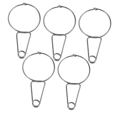 WRITWAA 5pcs Ear Acupressure Tool Metal Clips for Headache Relief and Natural Stress Reduction, Convenient Ear Clip Design for Daily Acupressure Therapy at Home