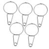 WRITWAA 5pcs Ear Acupressure Tool Metal Clips for Headache Relief and Natural Stress Reduction, Convenient Ear Clip Design for Daily Acupressure Therapy at Home view 1