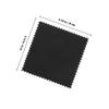 GANAZONO 100pcs Black Double-Sided Fleece Polishing Cloth Jewelry and Glasses Cleaner Soft and Gentle Cleaning Cloths for Anytime, Anywhere Use view 2
