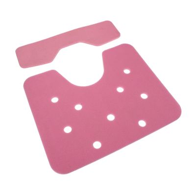 OUNONA 2pcs Padded Shower Bench Cushion for Bath Chair and Bench, Quick-Drying Xpe Material, Waterproof Seat and Backrest Pads, Soft Support for Bathroom Stool Use by Adults
